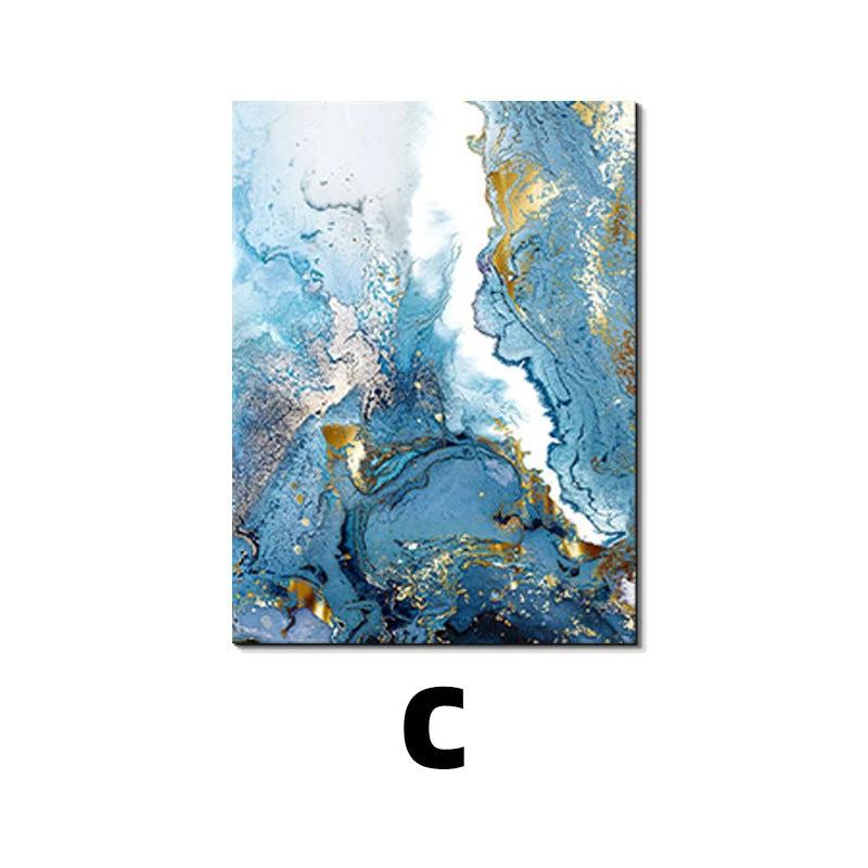 Modern Living Room Decorative Painting Entrance Painting by GJG Denim