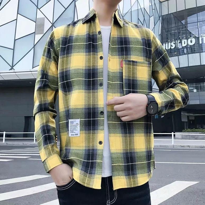 Men's Warm Thickened Slim Fit Shirt Coat by GJG Denim