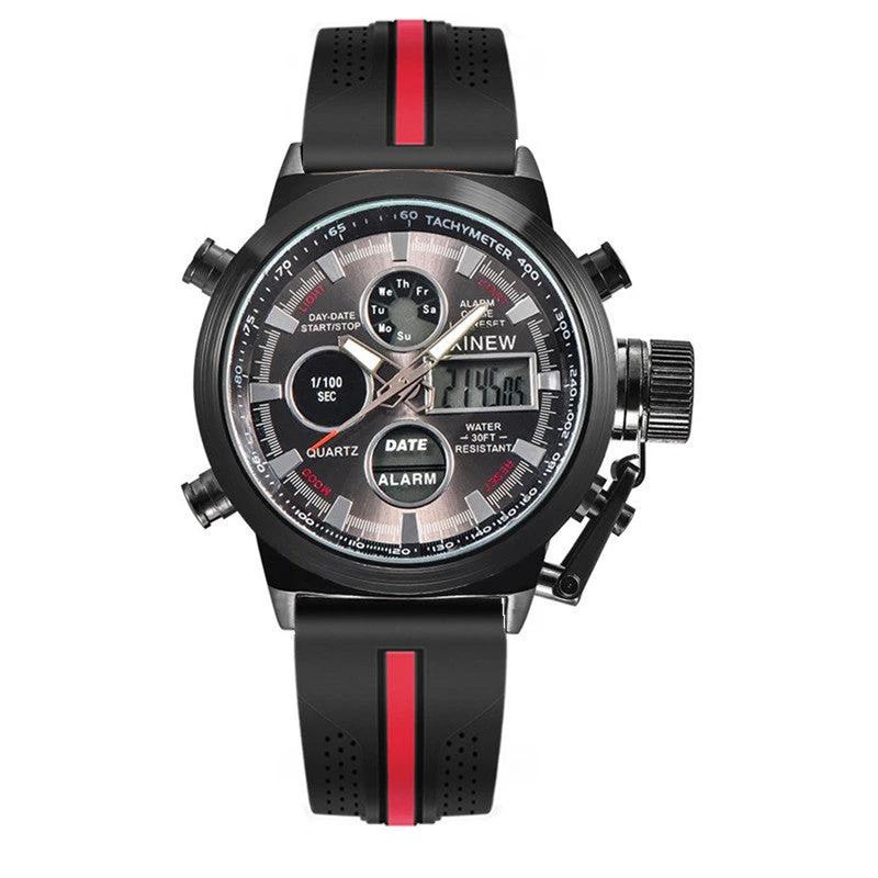 Men's Fashion Belt Multi-functional Watch by GJG Denim