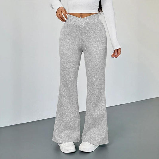 Women's Casual Daily Hot Girl Slim Fit Bootcut Trousers by GJG Denim