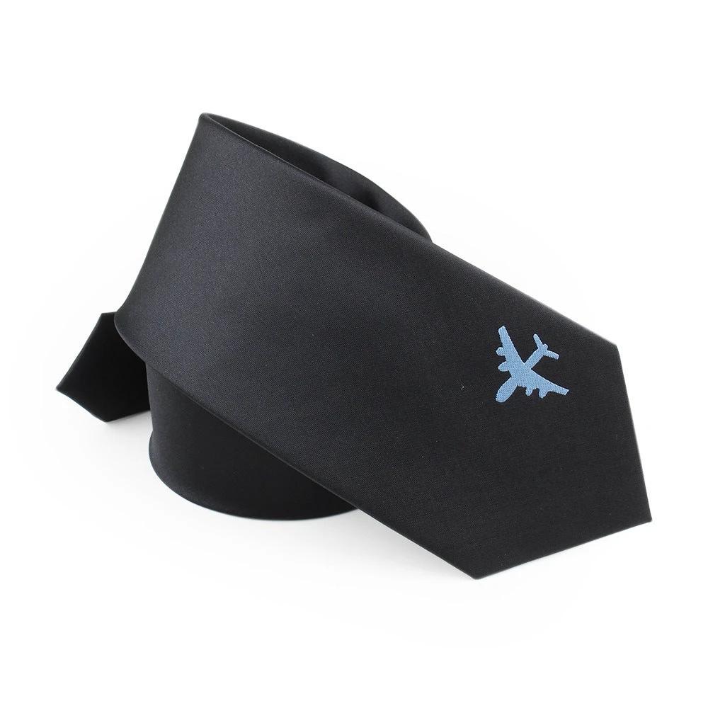 Yarn-dyed Jacquard Polyester Men's Tie by GJG Denim