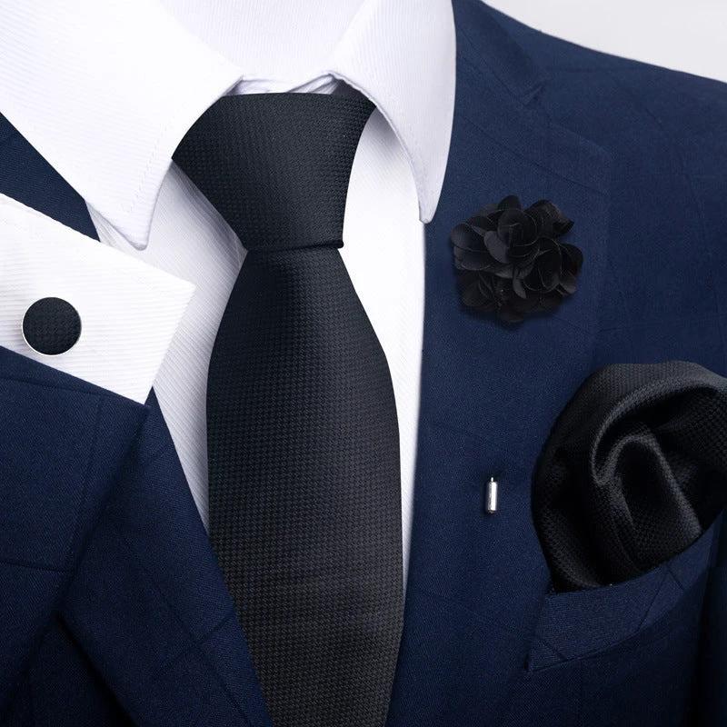Men's Tie and Pocket Square Combo by GJG Denim