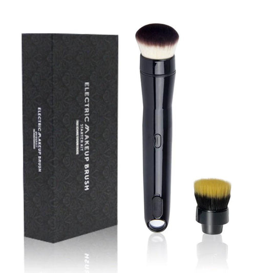 Popular Makeup Tools Portable Travel Cosmetic Electric Handle Makeup Brushes Blush Powder Foundation Single Makeup Brush by GJG Denim