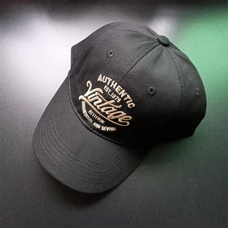 Letter Embroidery Baseball Cap For Men by GJG Denim