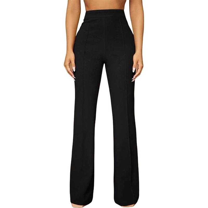 High Waist All-matching Fashion Business Commute Fall Women's Clothing Casual Business Pants Trousers by GJG Denim