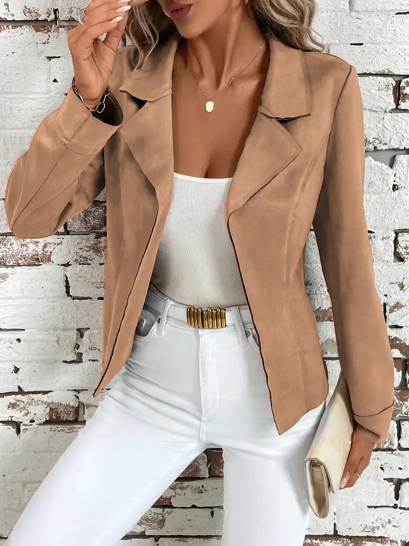 Autumn And Winter Elegant Slim Slimming Women's Jacket Cardigan Jacket by GJG Denim
