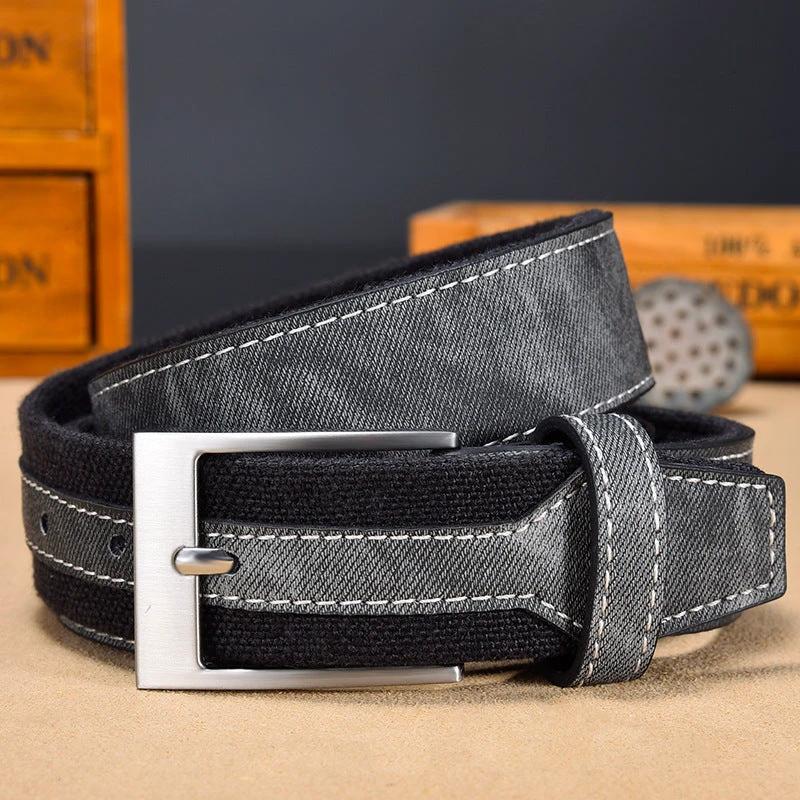 Men's Casual Canvas Belt by GJG Denim