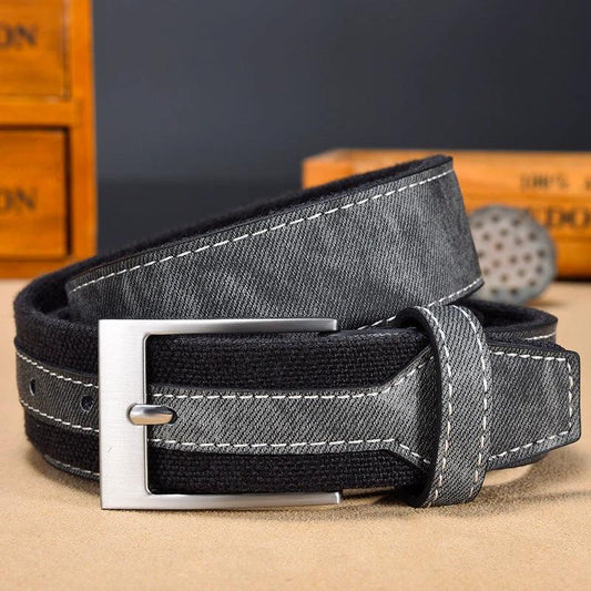 Men's Casual Canvas Belt by GJG Denim