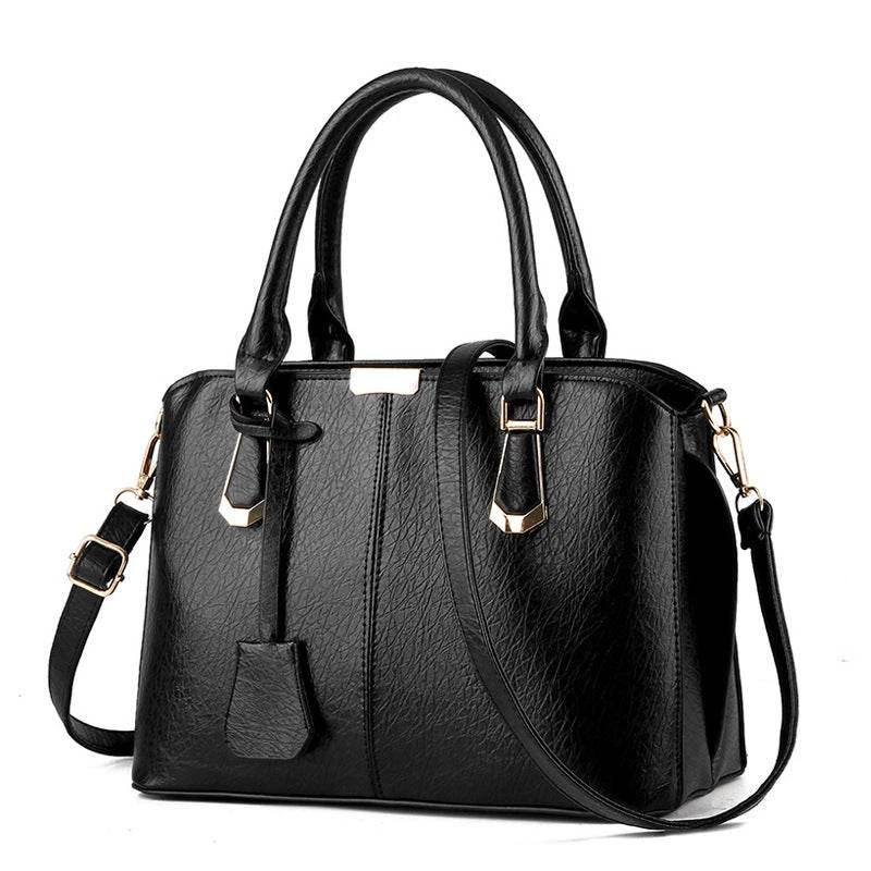 Solid Color Fashion Women Handbag Large Capacity by Zara-Craft