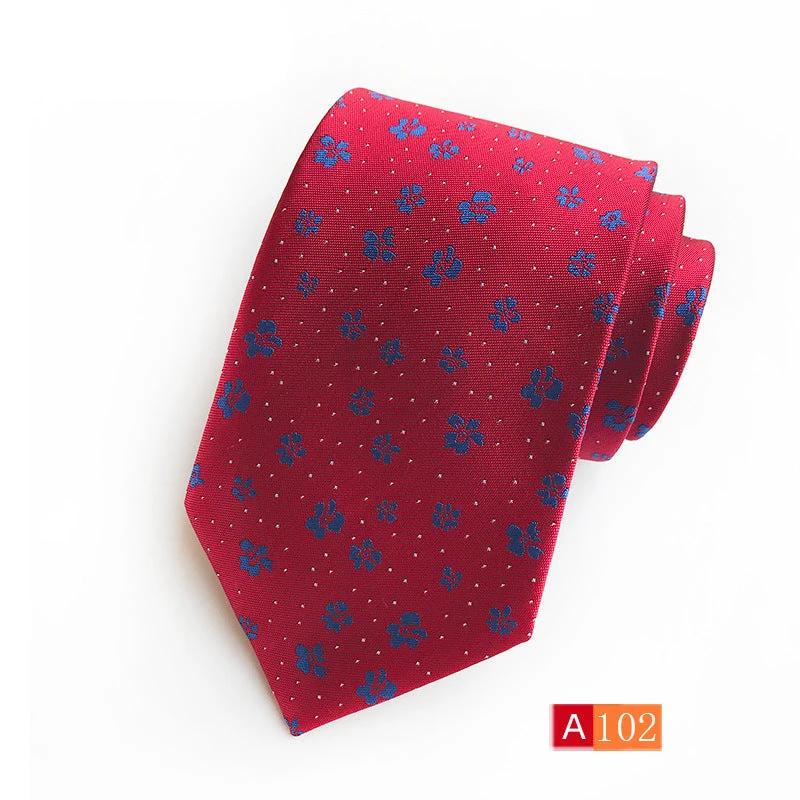 Men's Casual Formal Wear Polyester Jacquard Tie by GJG Denim