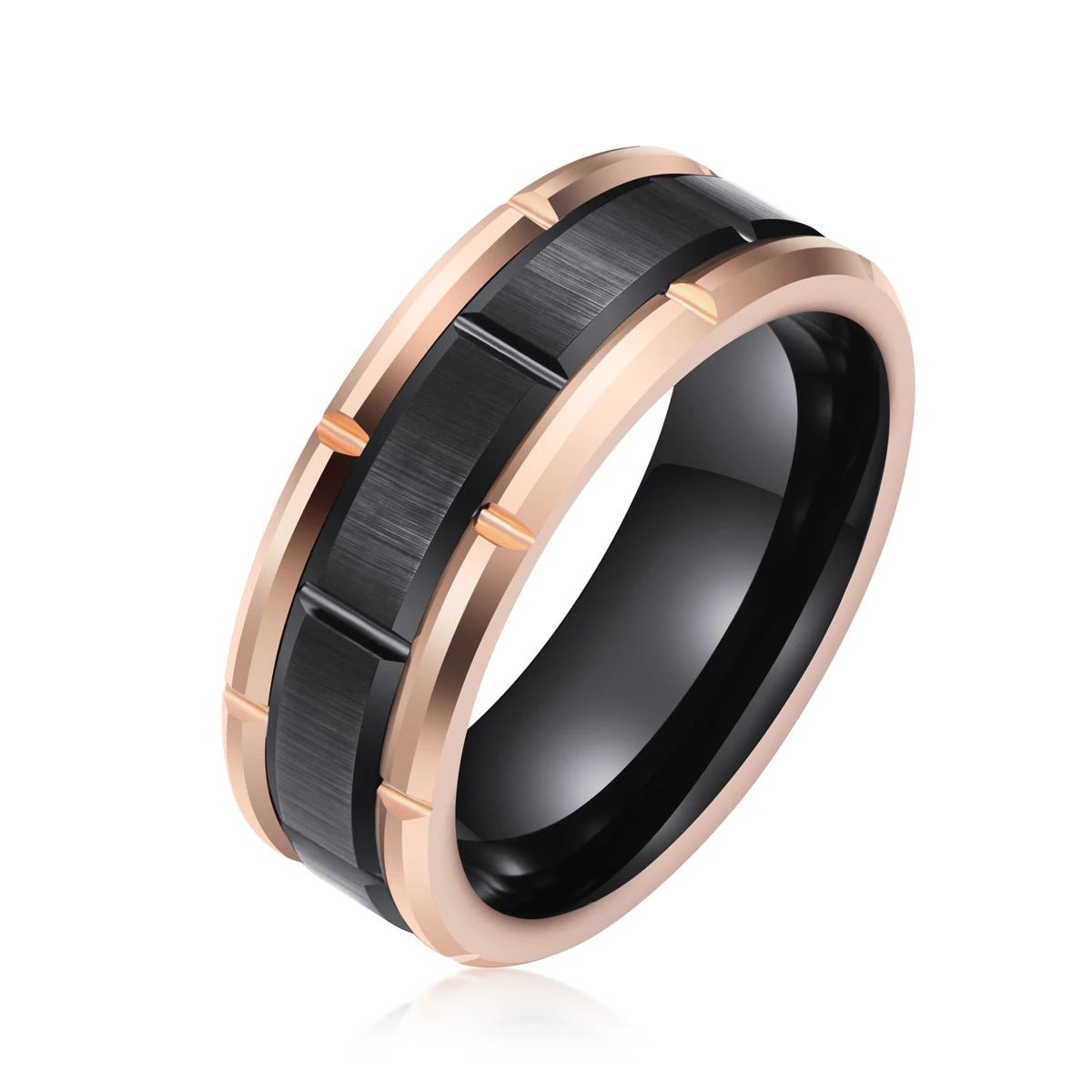 Fashionable Minimalist And Trendy Tungsten Steel Ring For Men by GJG Denim