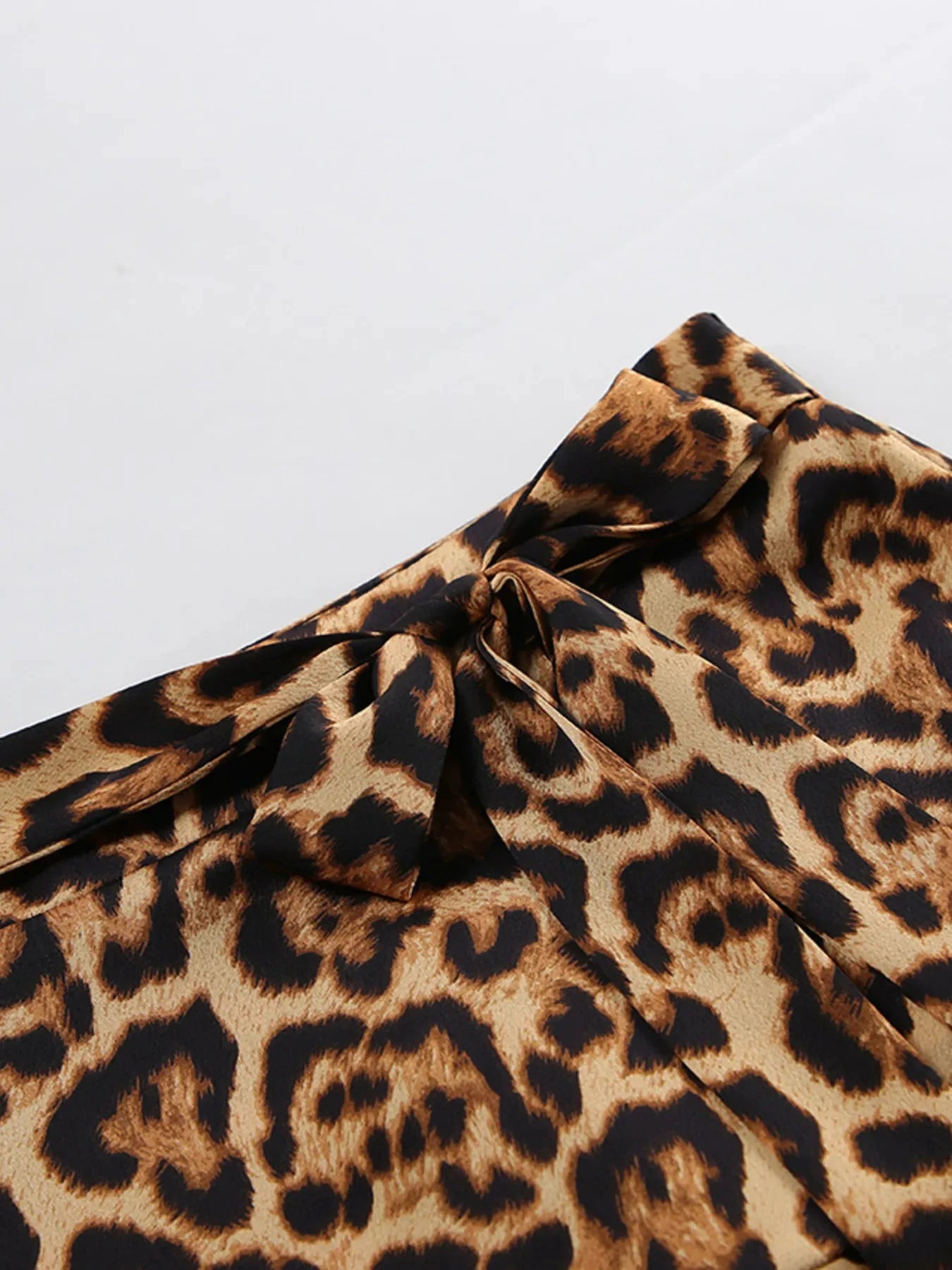 Leopard Print Mini Skirt by Lady Ros