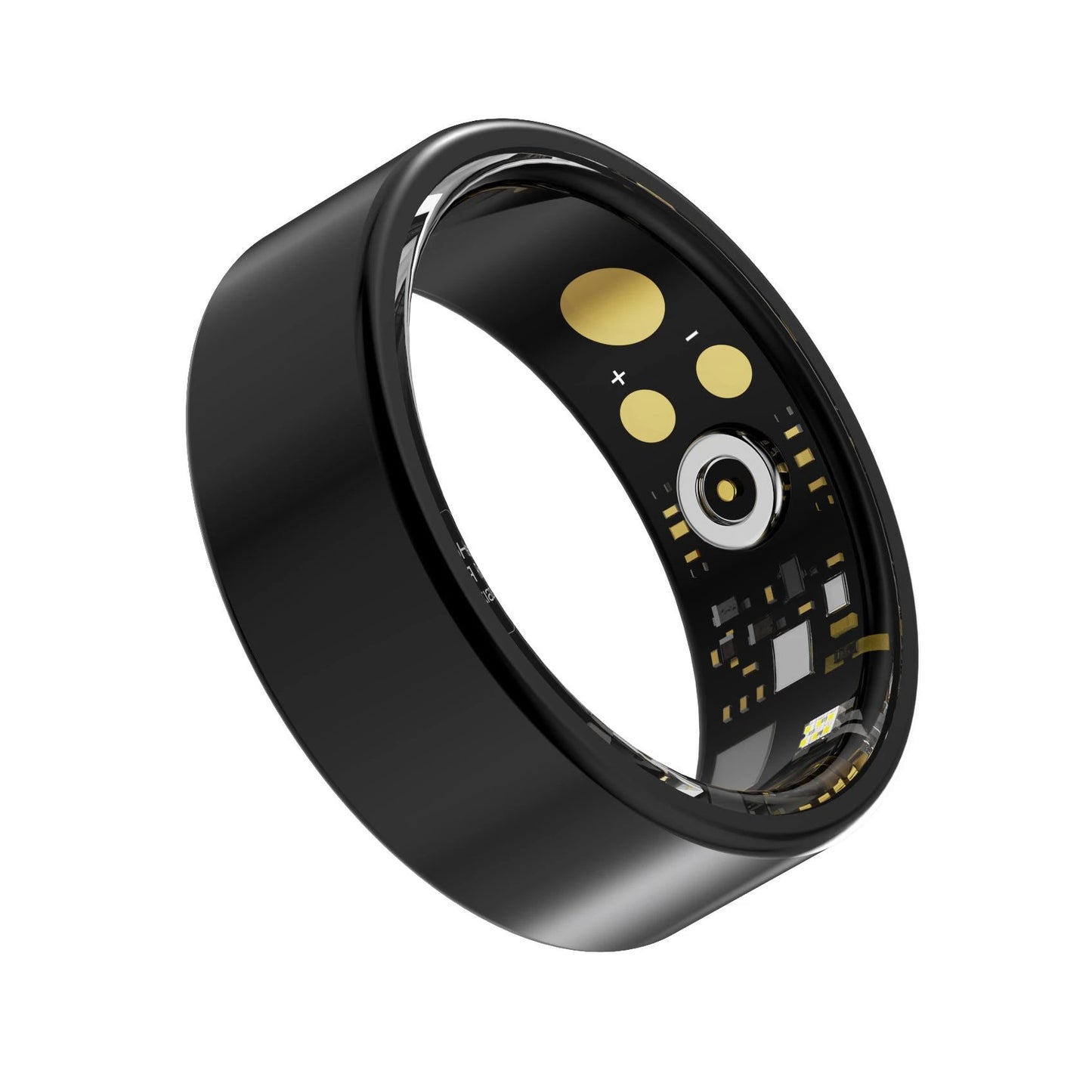 Smart Ring With Bluetooth For Blood Oxygen Heart Rate And Blood Pressure Health Monitoring For Men by GJG Denim
