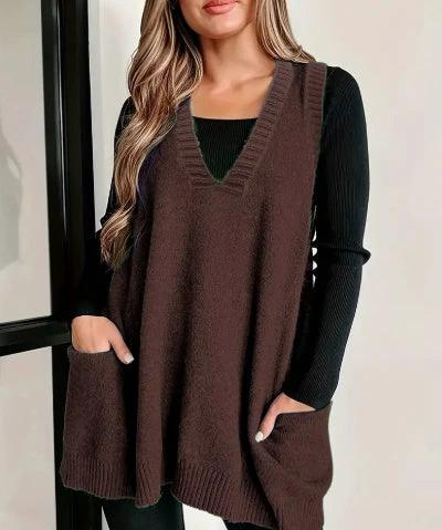 Loose Plus Size Sleeveless Pullover Casual Fashion by GJG Denim