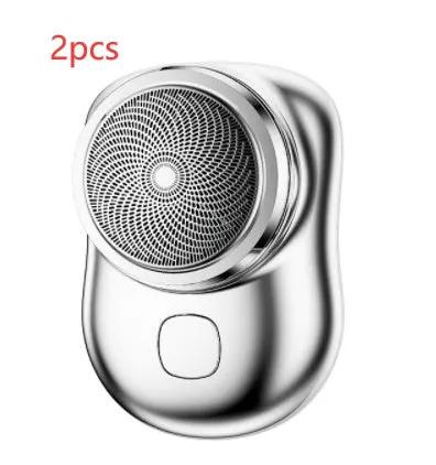 Mini Portable Face Cordless Shavers Rechargeable USB Electric Shaver Wet & Dry Painless Small Size Machine Shaving For Men by GJG Denim