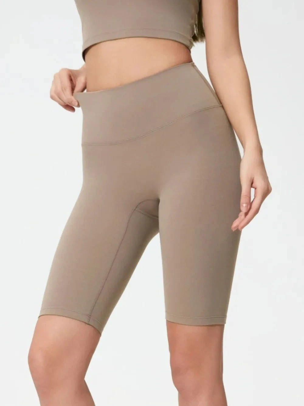Millennia High Rise Wide Waistband Active Shorts by Lady Ros