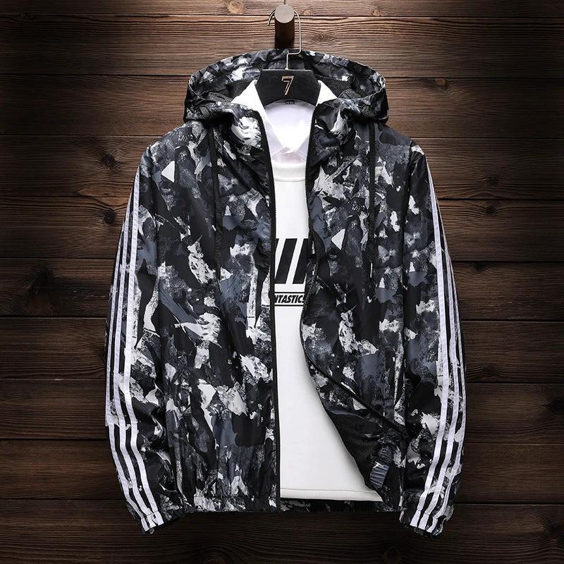 Men's Outerwear Camouflage Jacket Trend by GJG Denim