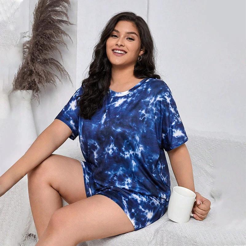 Shorts Plus-sized Plus Size Women's Pajamas by GJG Denim