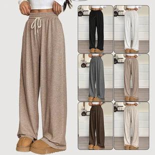 Solid Color Women's Clothes Casual Pants Loose Commuter Trousers by GJG Denim