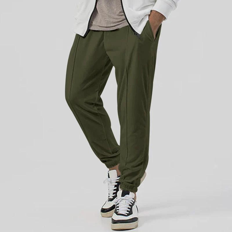 Men's Casual Track Loose Tappered Sweatpants by GJG Denim