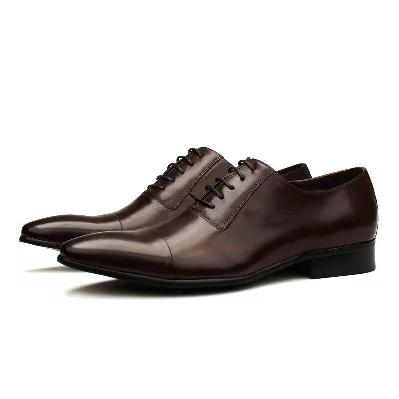 Lace-up Business Formal Shoes For Men by GJG Denim