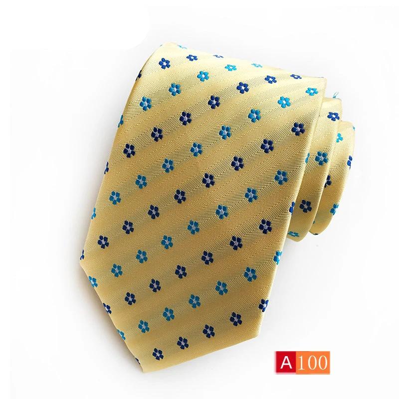 Men's Casual Formal Wear Polyester Jacquard Tie by GJG Denim