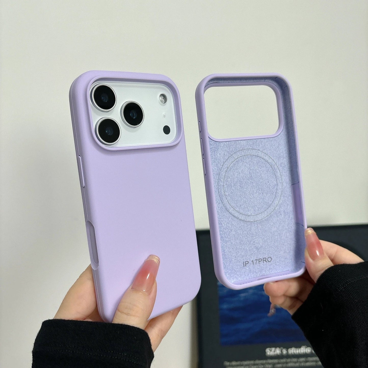 Liquid Magnetic Charge Phone Case All-inclusive Ai Button Drop-resistant by GJG Denim