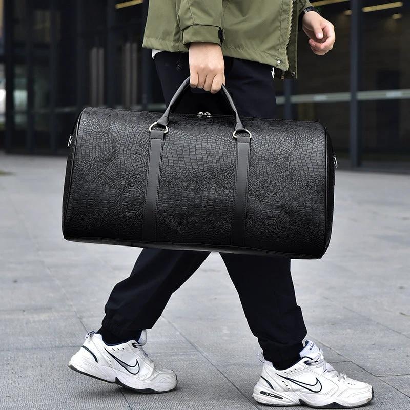 Men's Fashion Pattern Travel Bag by GJG Denim