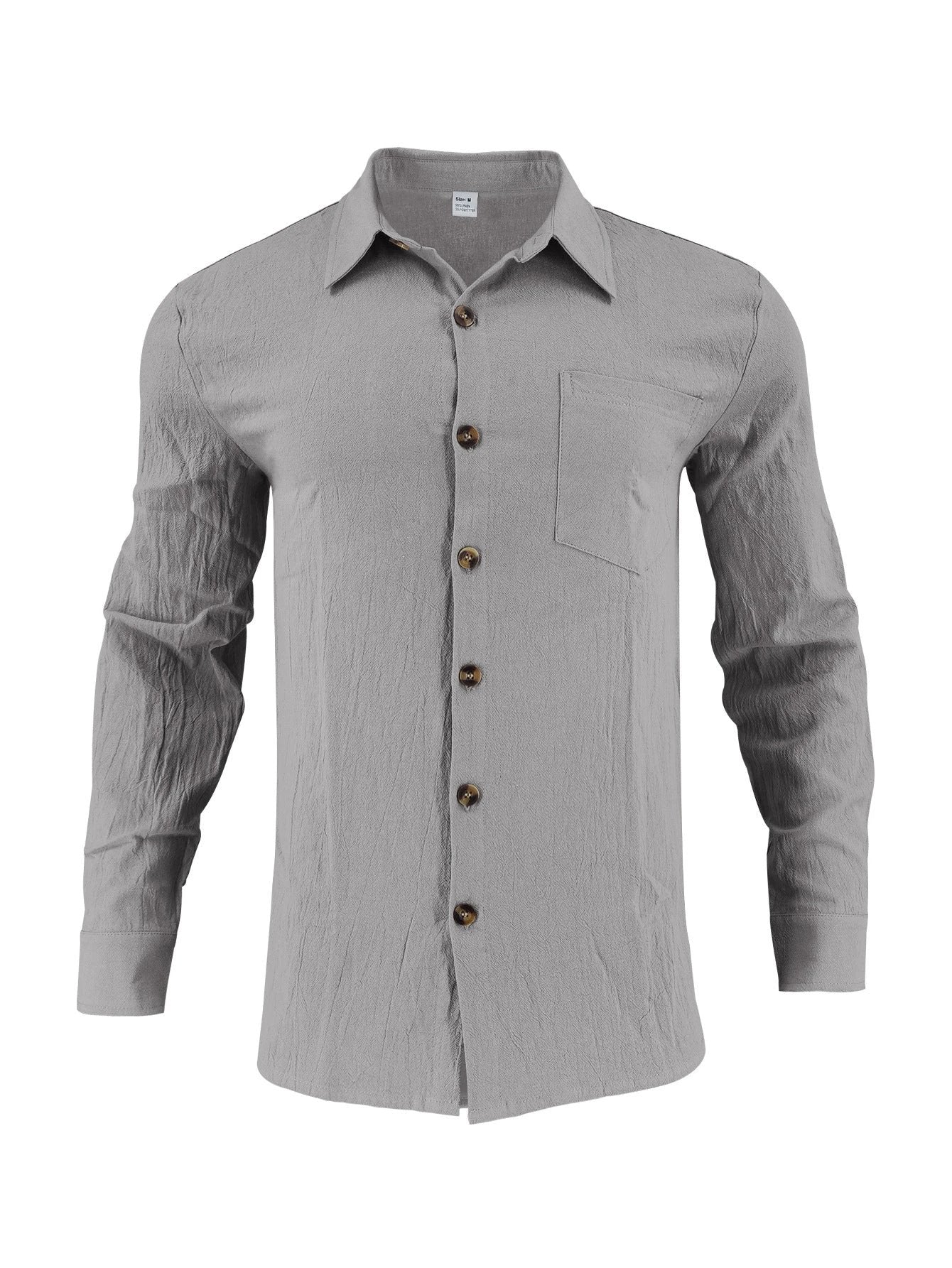 Men's Double Pocket Cotton Shirt by GJG Denim