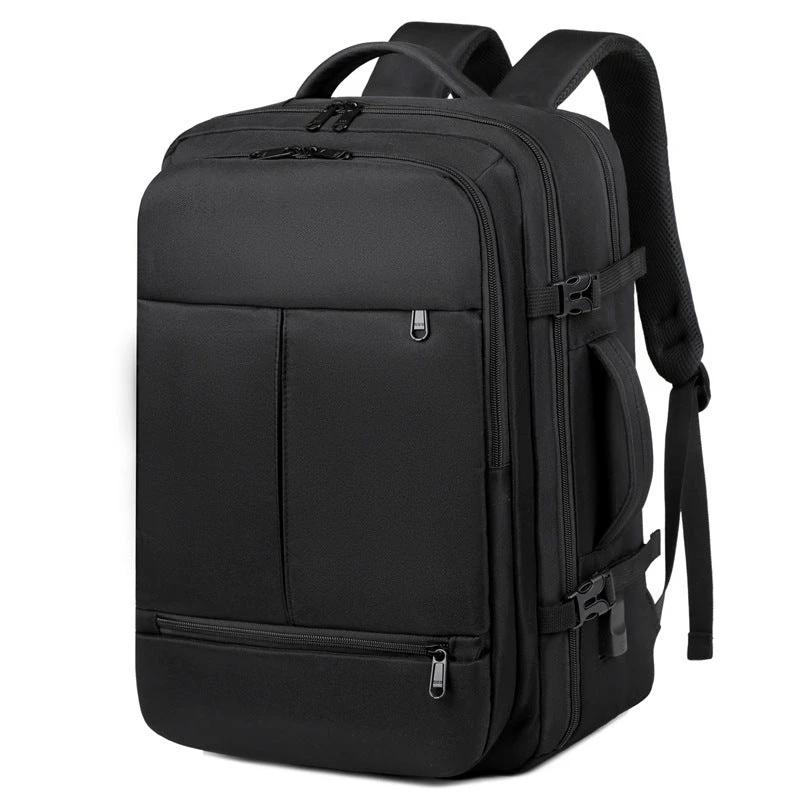 Large Capacity Backpack For Men w/ Multiple Pockets And Zippers Versatile Computer Bags Business Travel Backpack by GJG Denim