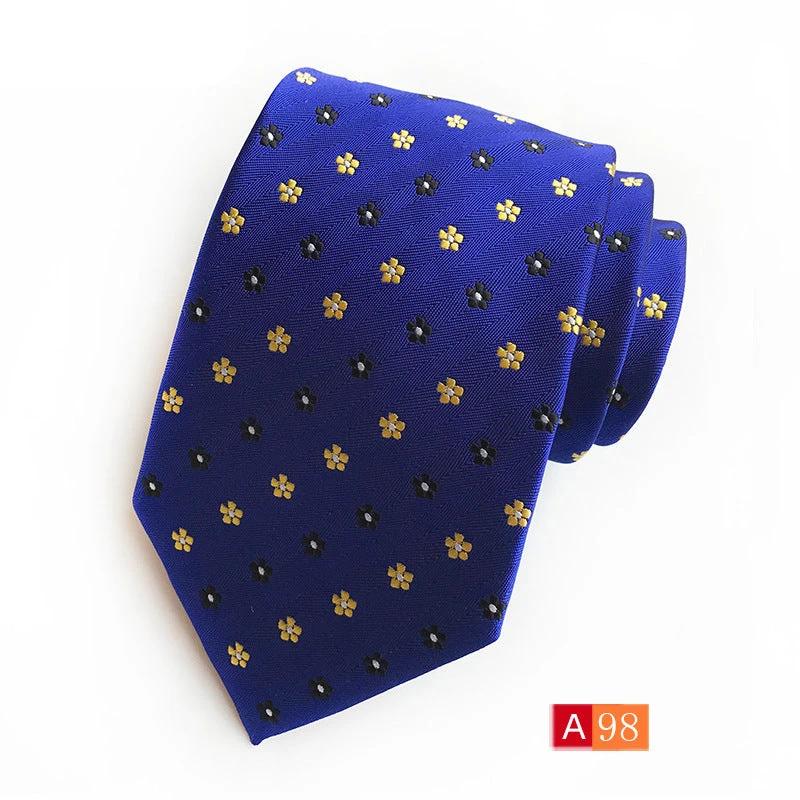 Men's Casual Formal Wear Polyester Jacquard Tie by GJG Denim