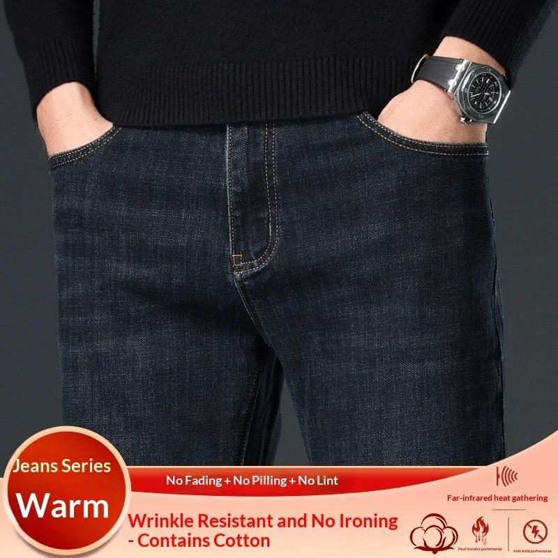 Men's Slim Fit Straight Jeans by GJG Denim