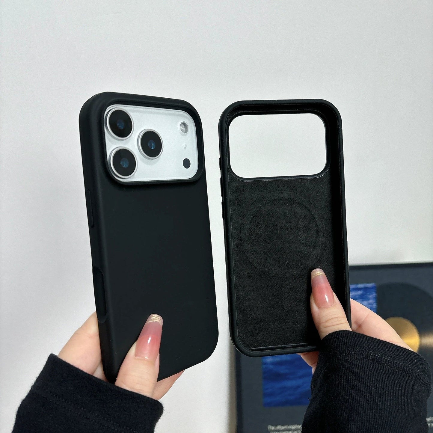 Liquid Magnetic Charge Phone Case All-inclusive Ai Button Drop-resistant by GJG Denim