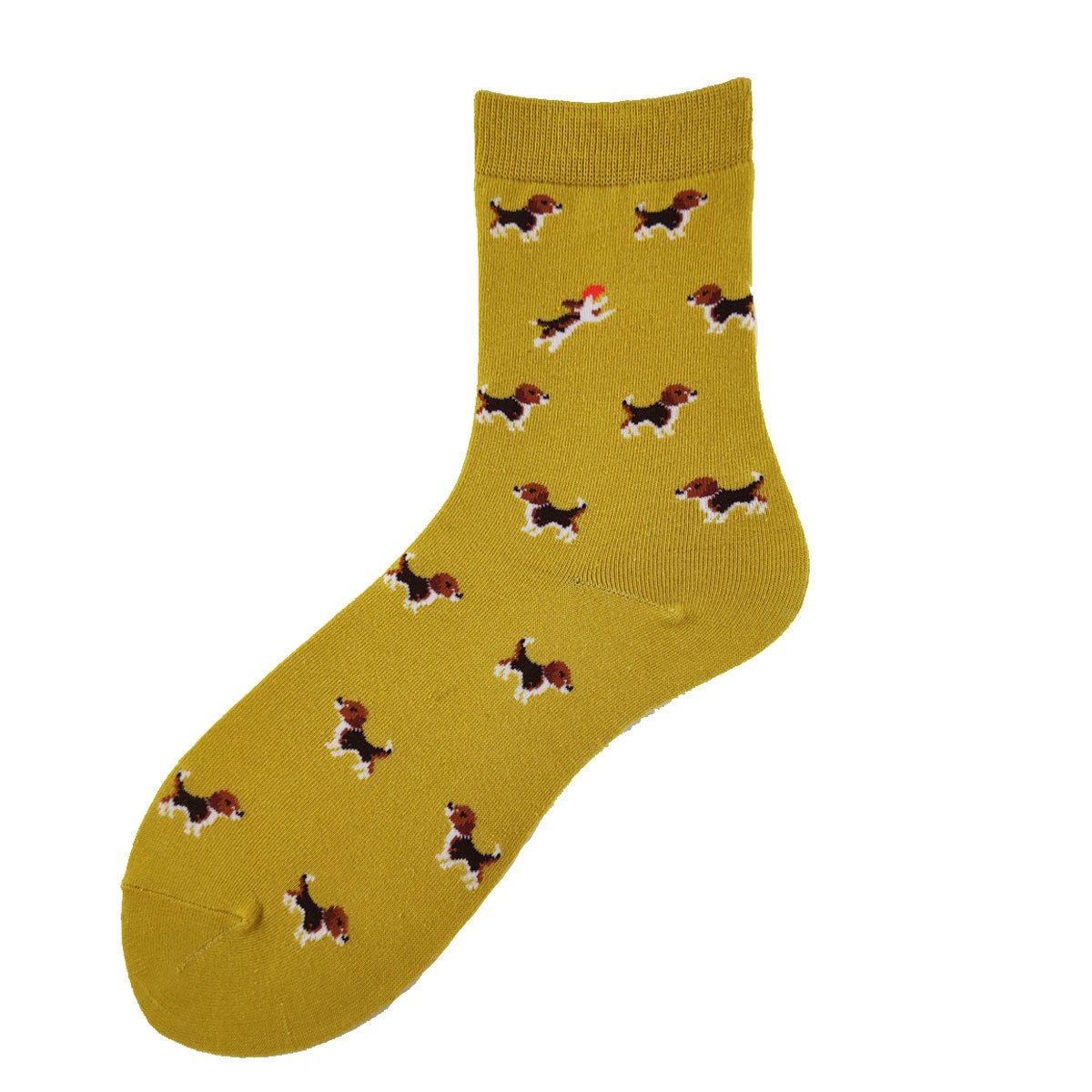 Men's Cotton Creativity Dog Series Cartoon Socks by GJG Denim