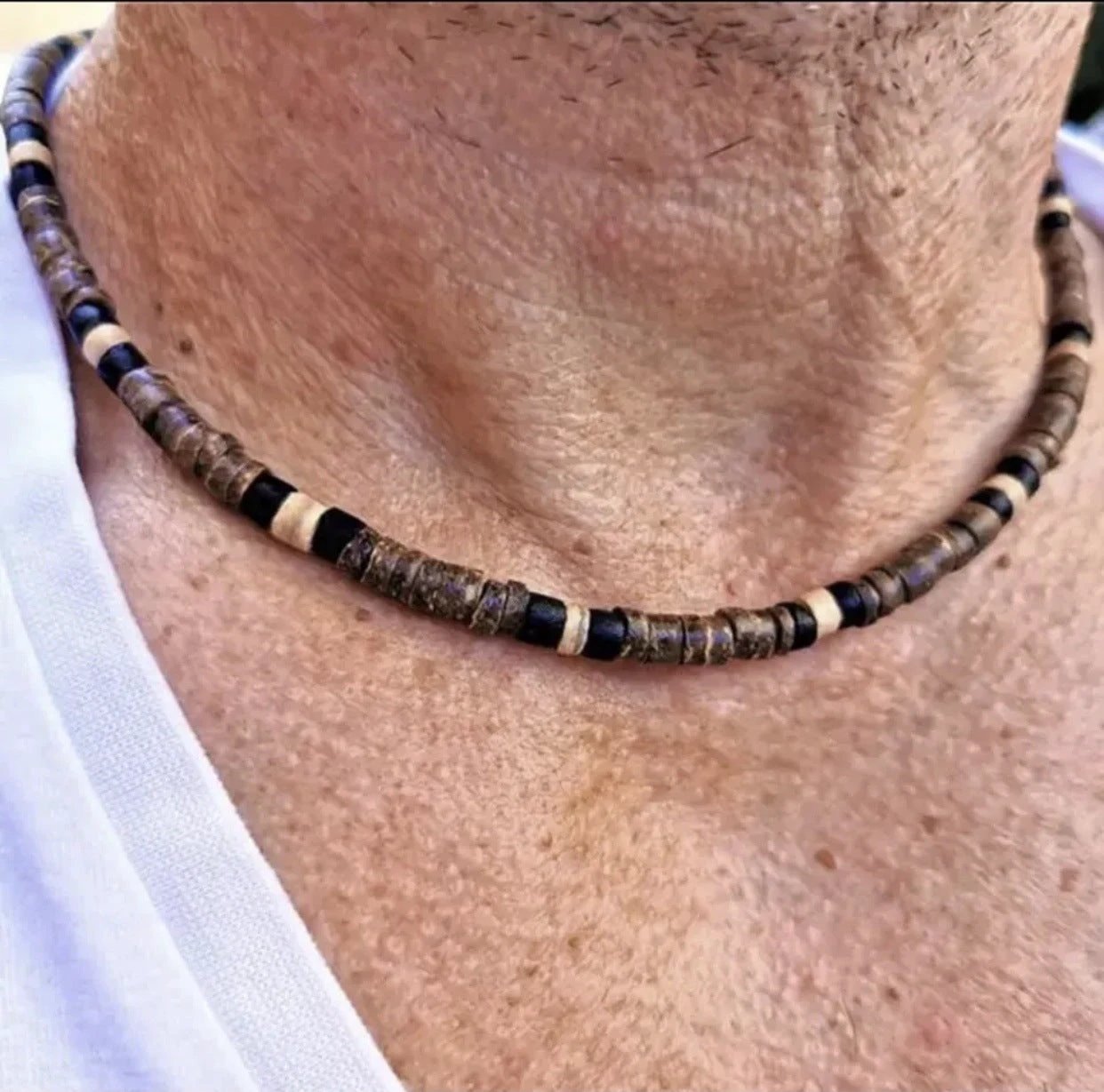 Beach Bohemian Necklace For Men by GJG Denim