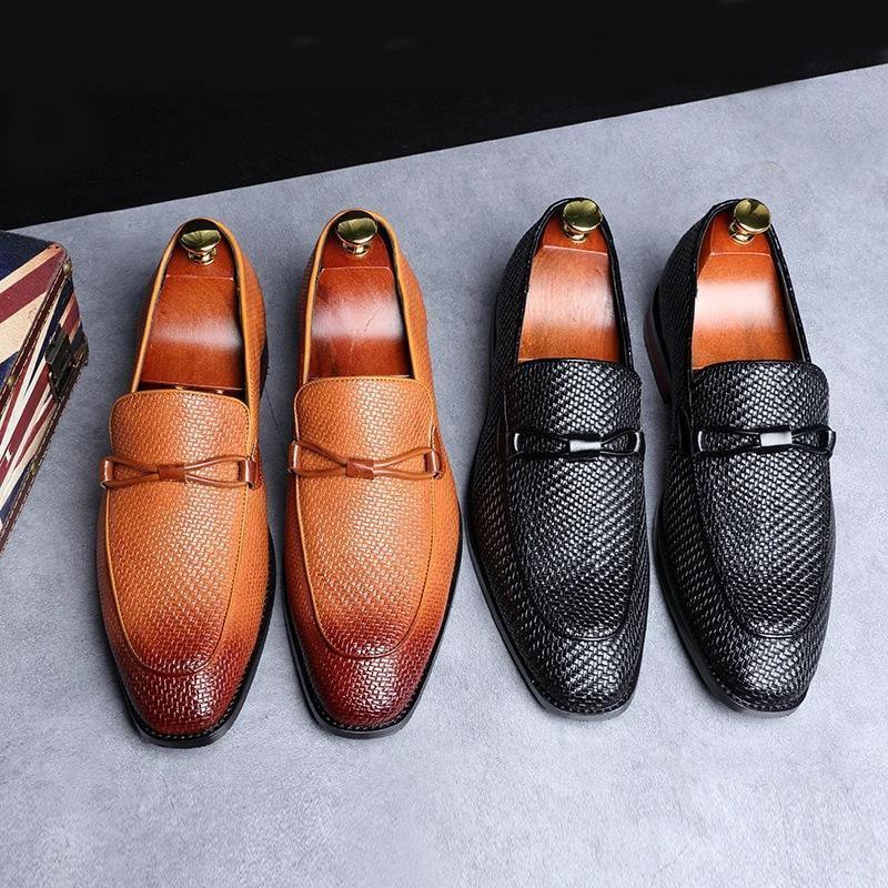 Men's Business Leisure Leather Shoes by GJG Denim
