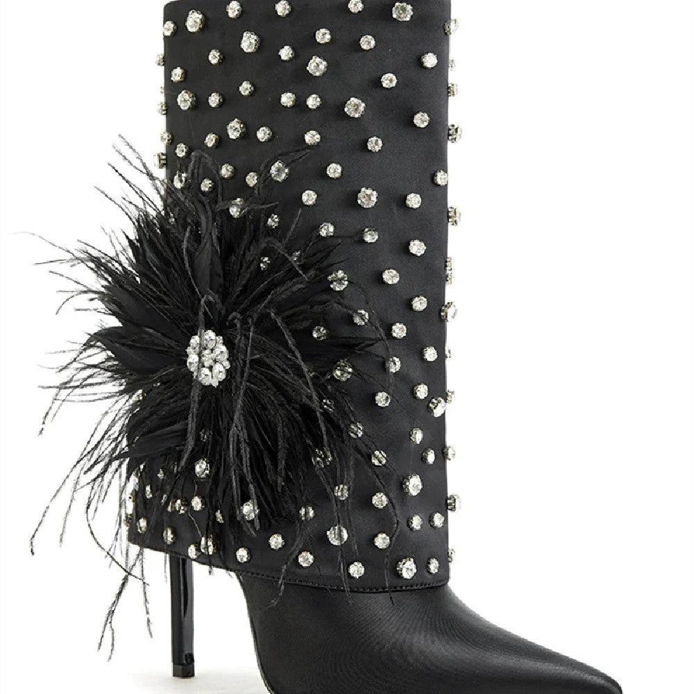 Fashion Personality Women's Plush Booties by GJG Denim