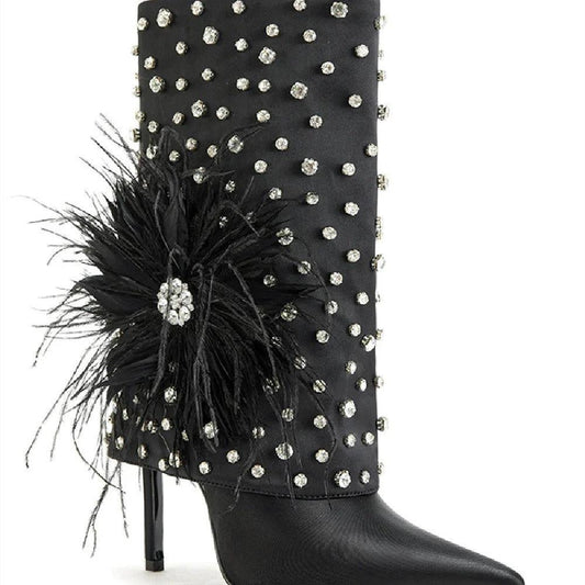 Fashion Personality Women's Plush Booties by GJG Denim