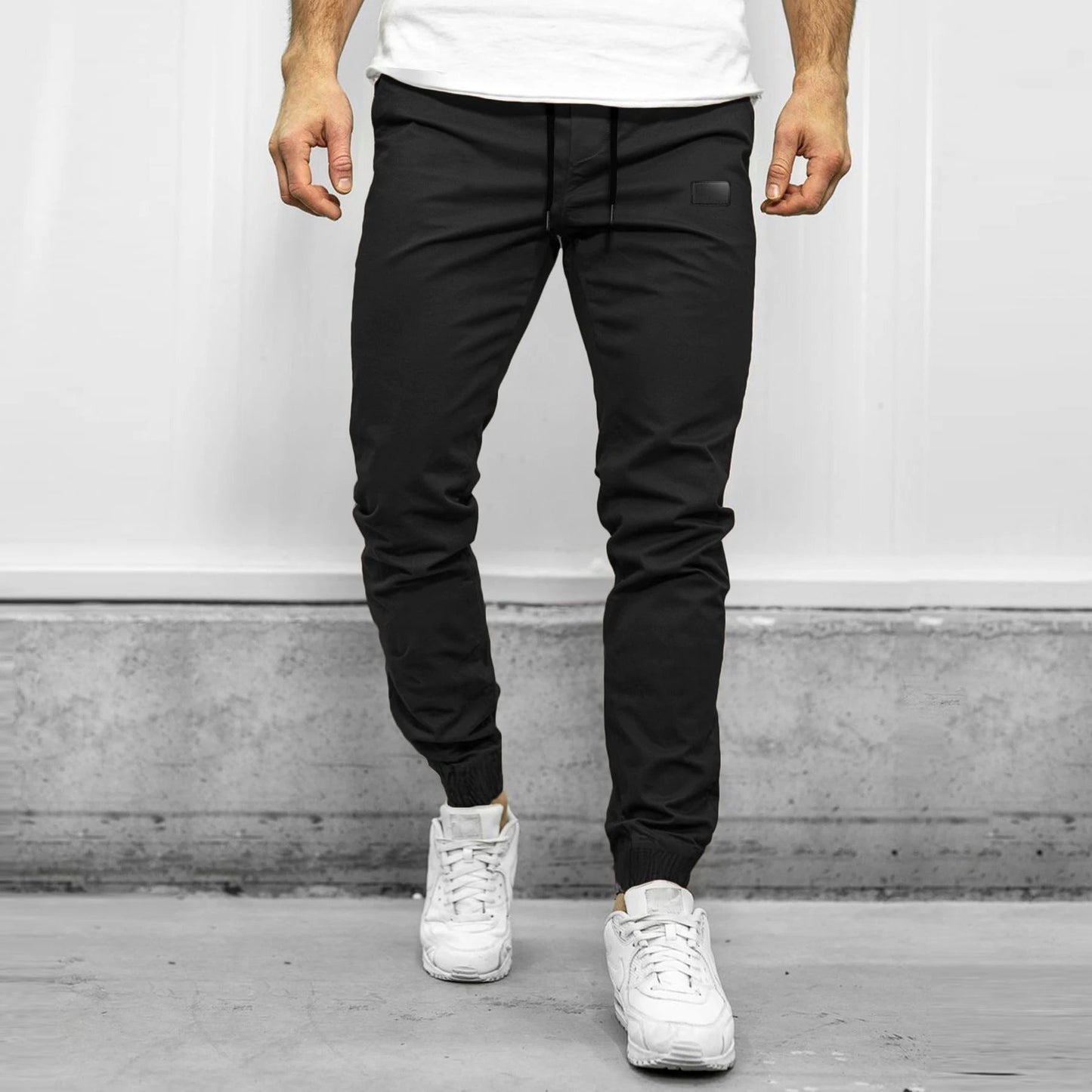 Men's Casual Sports Loose Tappered Pants by GJG Denim