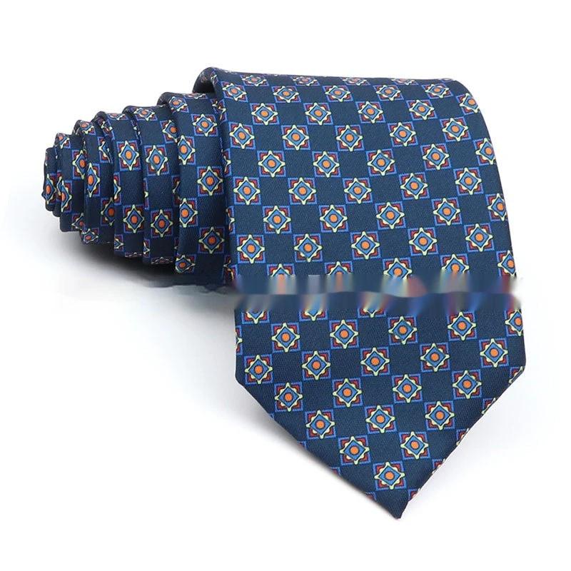 Business Polyester Men's Printed Tie by GJG Denim