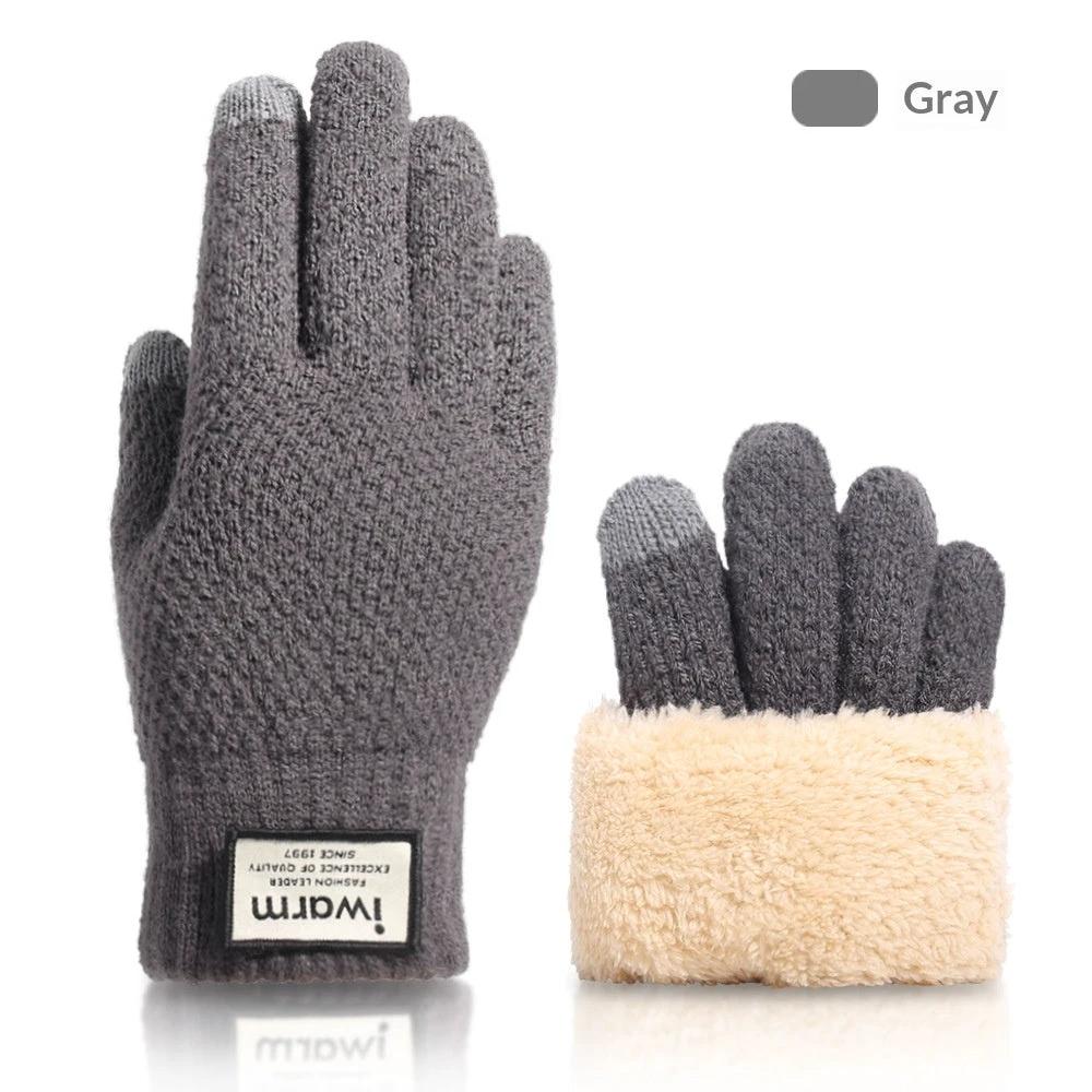 Fall And Winter Touchscreen Gloves For Men With Fleece Lining by GJG Denim