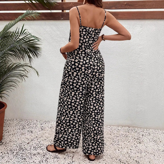 Bohemian Style New Print Jumpsuit by GJG Denim