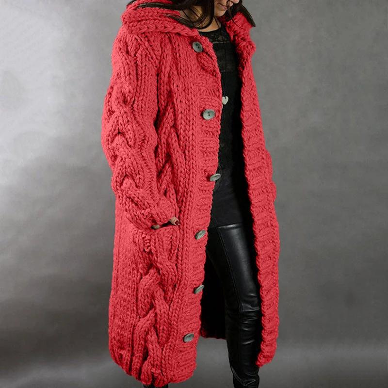 Women's Cardigan Plus Size Sweater Coat by GJG Denim