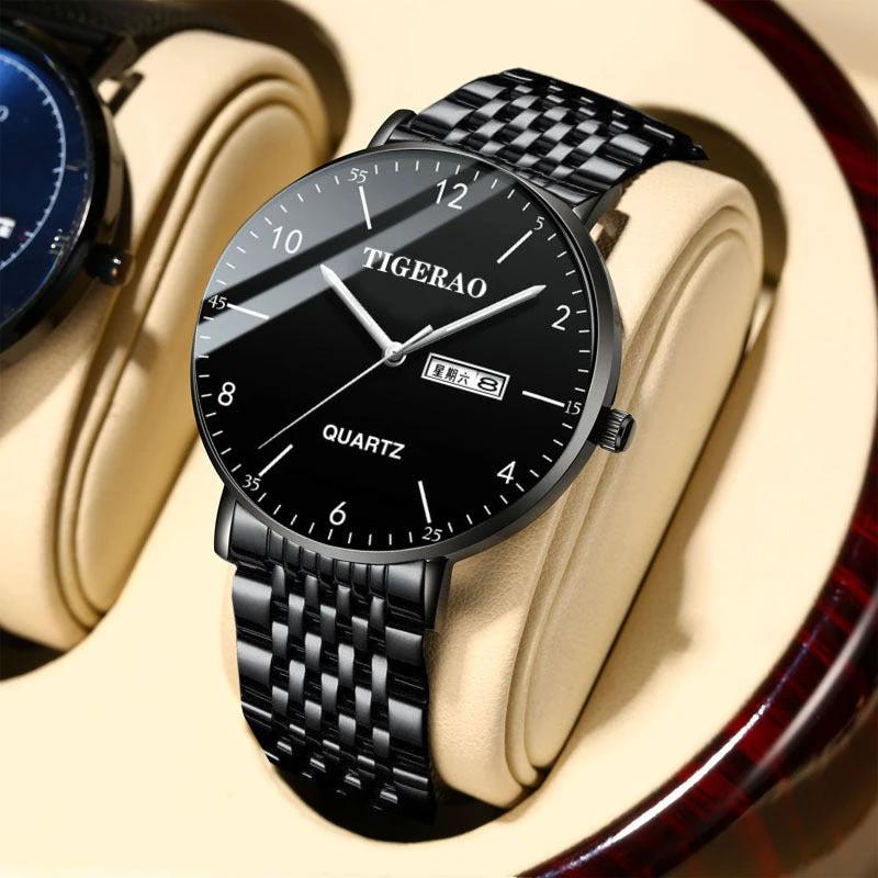 Water-Resistant Luminous Fully Automatic Movement Watch For Men by GJG Denim