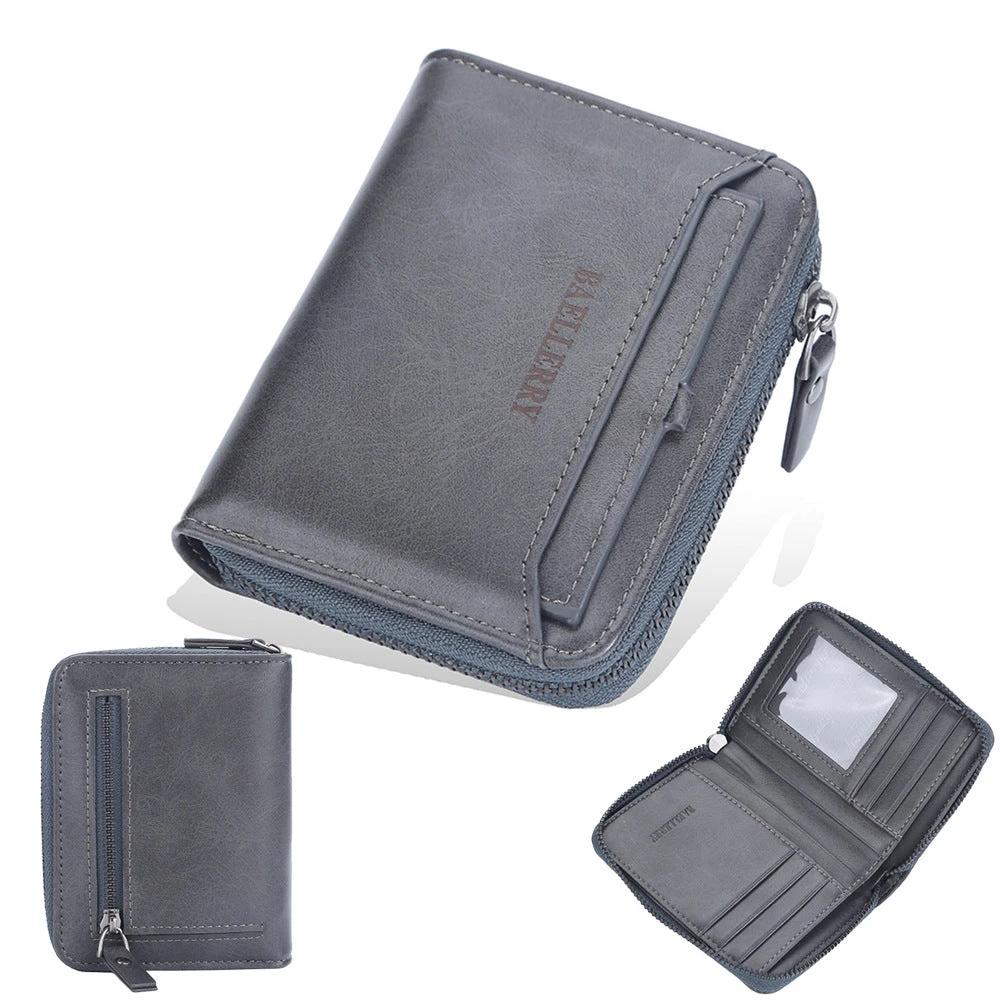 Men's Business Retro Multi Card Slots Wallet by GJG Denim