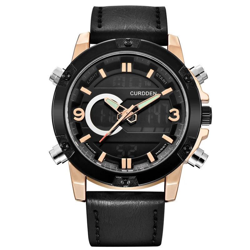 Men's Fashion Belt Multi-functional Watch by GJG Denim