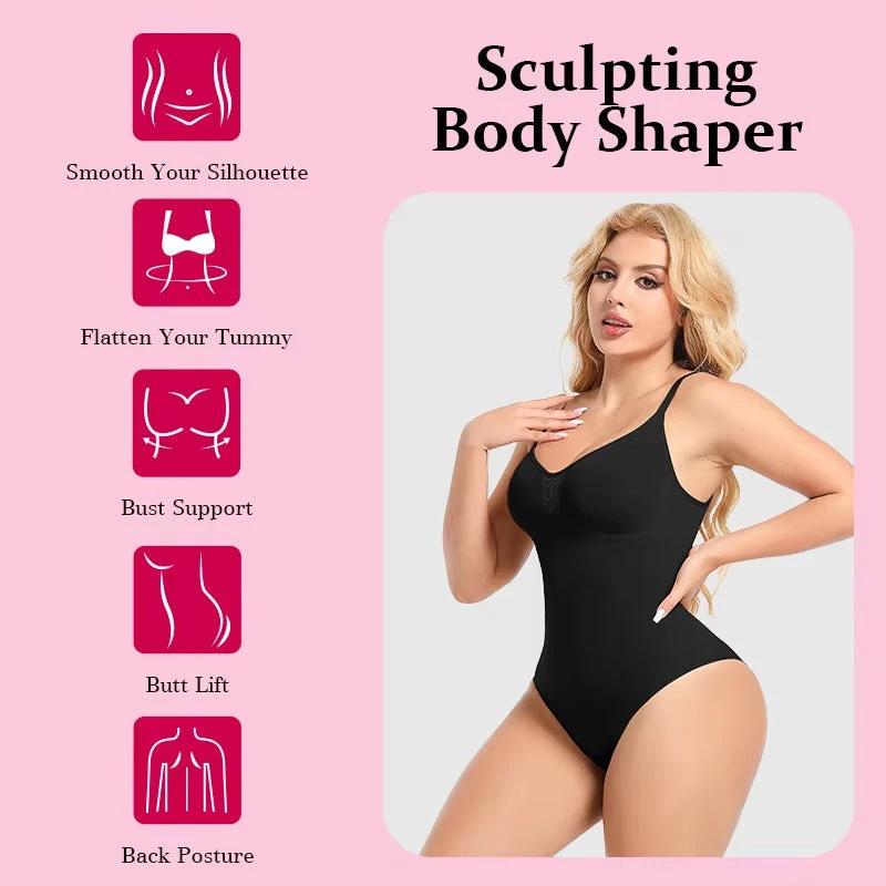Dropship Seamless Boyshorts Shapewear Slimming Fajas Bodysuit Plus Size Faha Sculpt Body Shaper For Women Seamless Shapewear by GJG Denim
