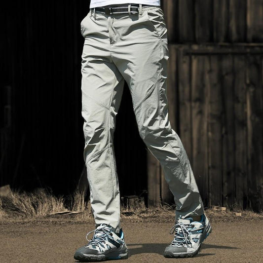 Mesh Leisure Men's Loose Elastic Pants by GJG Denim