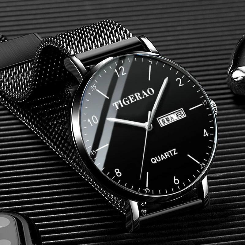 Water-Resistant Luminous Fully Automatic Movement Watch For Men by GJG Denim
