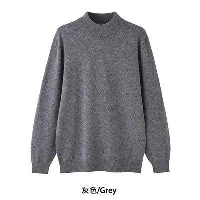 Men's Long Sleeve Warm Mock Neck Sweater by GJG Denim